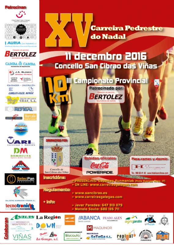 XV Carreira Pedestre Nadal. 10Km Provincial